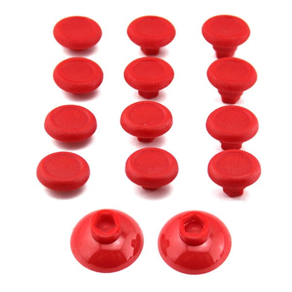 Analog Controller FPS ThumbSticks Grips Caps Cover 12X Red - Xbox One Controller
