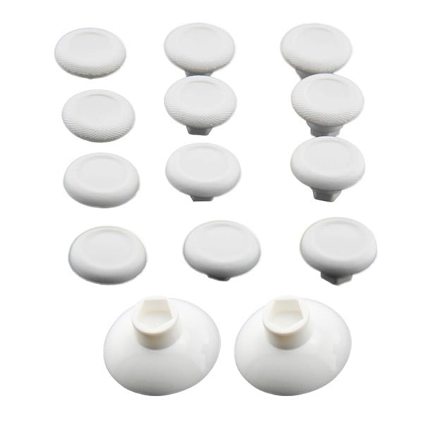 Analog Controller FPS ThumbSticks Grips Caps Cover 12X White - Xbox One Controller