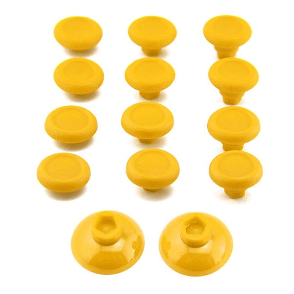 Analog Controller FPS ThumbSticks Grips Caps Cover 12X Yellow - PS4 Controller