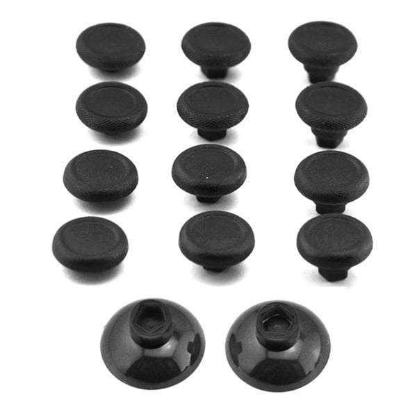 Analog Controller FPS ThumbSticks Grips Caps Cover 12X Black - Xbox One Controller