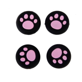 Analog Thumb Grips Silicone Caps Cover 4X Cats Paw Pink - Xbox One Controller