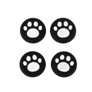 Analog Thumb Grips Silicone Caps Cover 4X Cats Paw White - Xbox One Controller