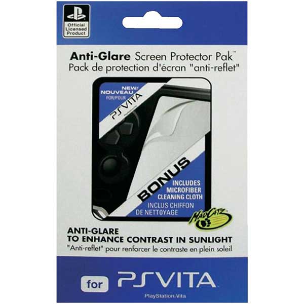 MadCatz Anti-Glare Screen Protection Pack - PS Vita