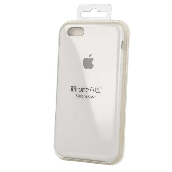 Apple Back Cover Silicone Θήκη MKY12ZM White - Iphone 6 / 6S