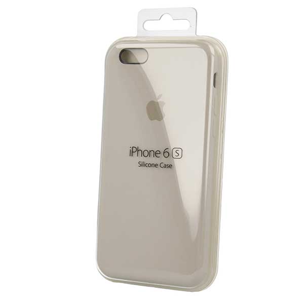 Apple Back Cover Silicone Θήκη MKY42ZM Stone - Iphone 6 / 6s