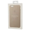 Apple Faceplate Leather Θήκη MKXE2ZM Grey - Iphone 6 Plus / 6S Plus