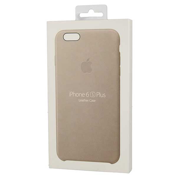 Apple Faceplate Leather Θήκη MKXE2ZM Grey - Iphone 6 Plus / 6S Plus