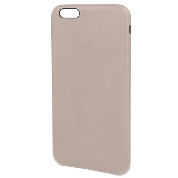 Apple Faceplate Leather Θήκη MKXE2ZM Grey - Iphone 6 Plus / 6S Plus