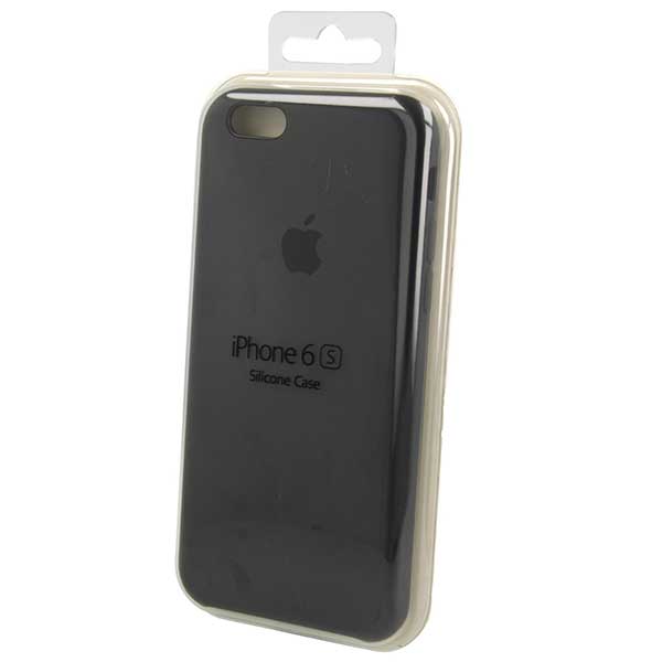 Apple Back Cover Silicone Θήκη MKY02ZM Charcoal Gray - Iphone 6 / 6S