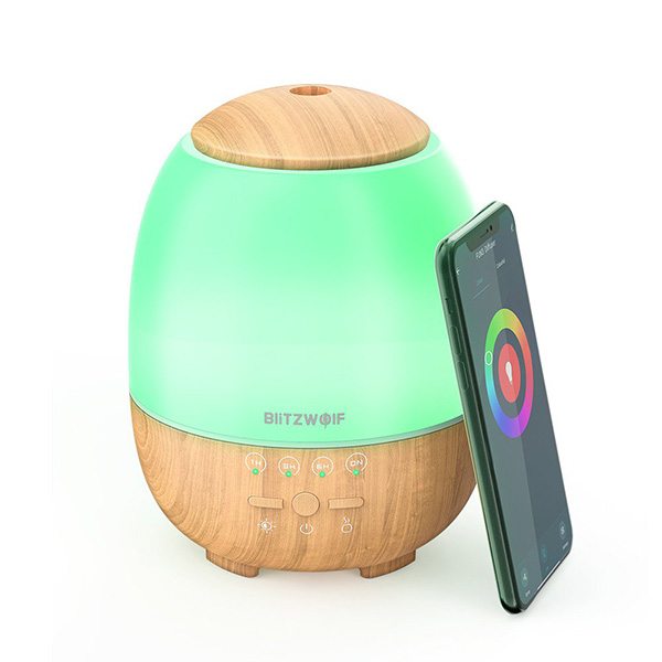 Aroma Diffuser With Ultrasonic Blitzwolf Wi-Fi Smart Atomization 400ml Συσκευή Αρωματοθεραπείας Aroma Diffuser With Ultrasonic Blitzwolf Wi-Fi Smart Atomization 400ml Συσκευή Αρωματοθεραπείας