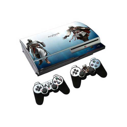 Sticker Skin Assassin's Creed Αυτοκόλλητο + 2 Controller Skin - PS3 Fat Console