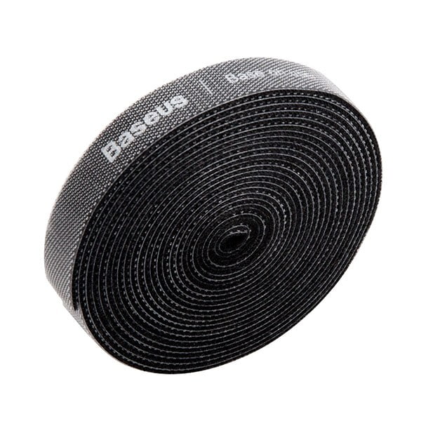 Baseus Rainbow Circle Velcro Straps Black 3m Ταινία Συγκράτησης Για Καλώδια