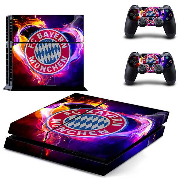 Sticker Skin Bayern #1 Αυτοκόλλητο + 2 Controller Skin - PS4 Fat Console
