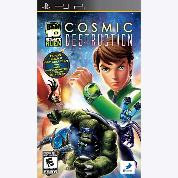 Ben 10 Ultimate Alien Cosmic Destruction - PSP Game Ben 10 Ultimate Alien Cosmic Destruction - PSP Game