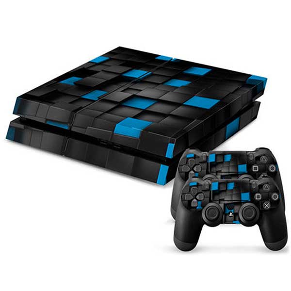 Sticker Skin Cube Αυτοκόλλητο + 2 Controller Skin - PS4 Fat Console