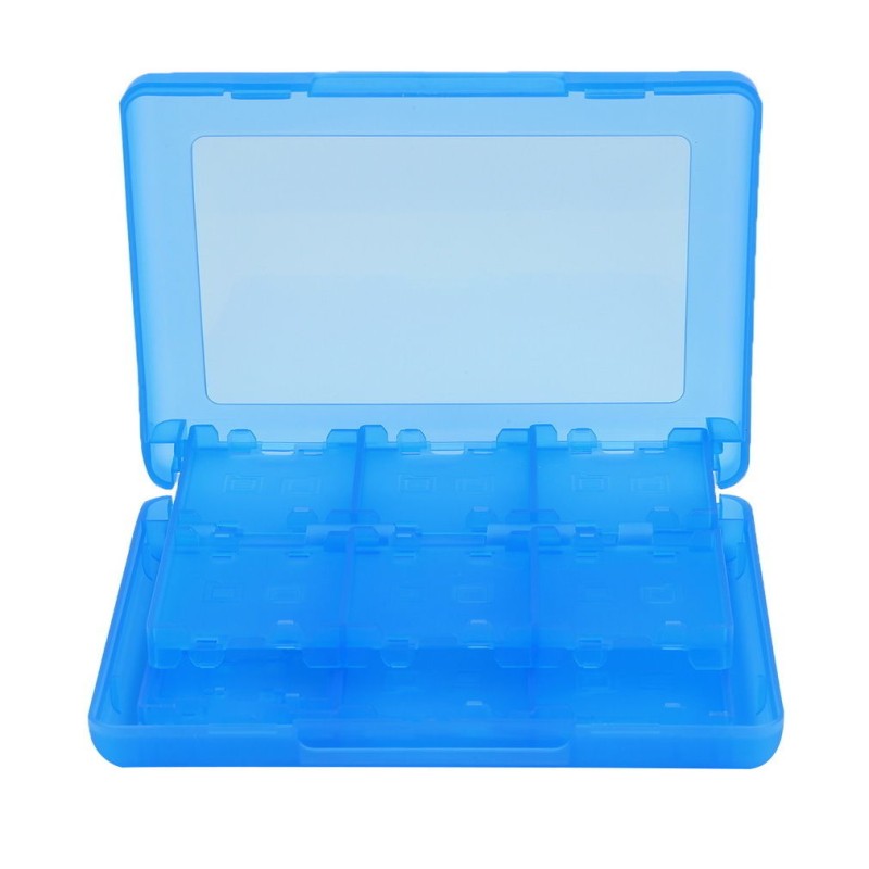 Game Card Case Holder Cartridge Box Blue 28 σε 1 - Nintendo DS - 3DS