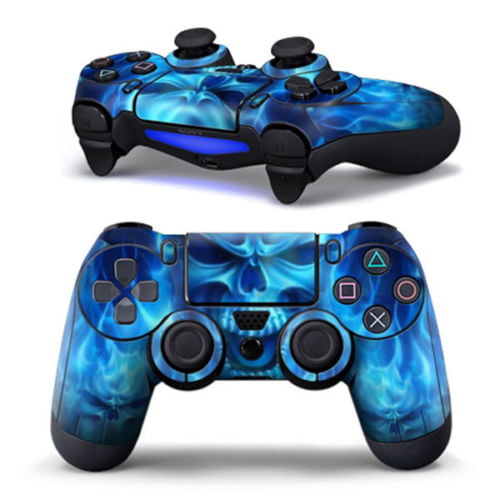 Sticker Protector Blue Skull Αυτοκόλλητο - PS4 Controller