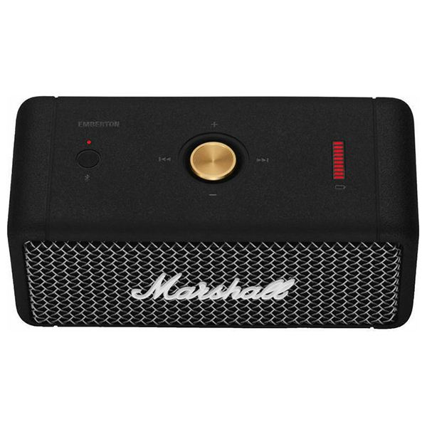 Bluetooth Speaker Marshall Emberton 20W Black Αδιάβροχο Ασύρματο Ηχείο
