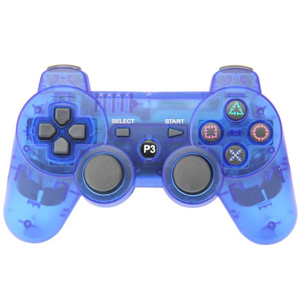 Bluetooth Wireless OEM Crystal Blue Ασύρματο Χειριστήριο - PS3 Controller