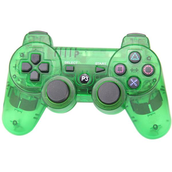 Bluetooth Wireless OEM Crystal Green Ασύρματο Χειριστήριο - PS3 Controller