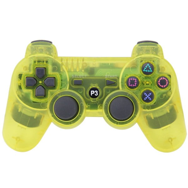Bluetooth Wireless OEM Crystal Yellow Ασύρματο Χειριστήριο - PS3 Controller