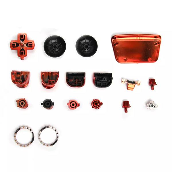Buttons Electroplating Set Mod Kits Red Κουμπιά Κόκκινα - PS5 Controller