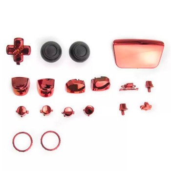 Buttons Electroplating Set Mod Kits Red Κουμπιά Κόκκινα - PS5 Controller