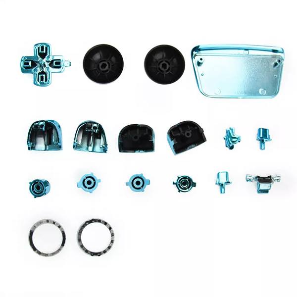 Buttons Electroplating Set Mod Kits Blue Κουμπιά Μπλε - PS5 Controller