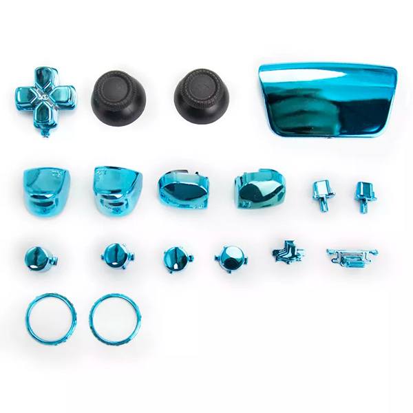 Buttons Electroplating Set Mod Kits Blue Κουμπιά Μπλε - PS5 Controller