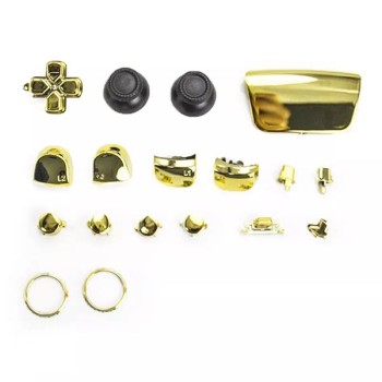 Buttons Electroplating Set Mod Kits Gold Κουμπιά Χρυσά - PS5 Controller