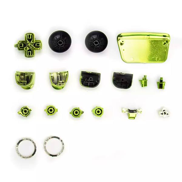 Buttons Electroplating Set Mod Kits Green Κουμπιά Πράσινα - PS5 Controller