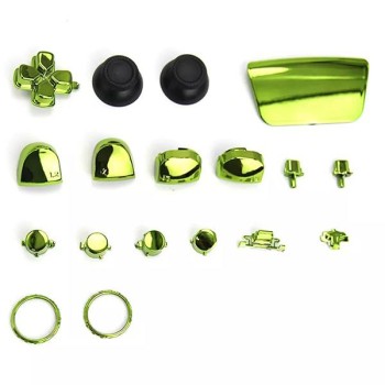 Buttons Electroplating Set Mod Kits Green Κουμπιά Πράσινα - PS5 Controller