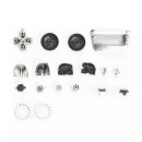 Buttons Electroplating Set Mod Kits Silver Κουμπιά Ασημένια - PS5 Controller