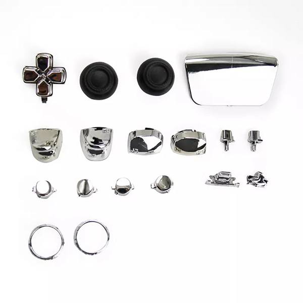 Buttons Electroplating Set Mod Kits Silver Κουμπιά Ασημένια - PS5 Controller