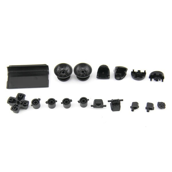 Buttons Plastic Set Mod Kits Black Πλαστικά Κουμπιά Μαύρα - PS4 V1.5 Controller