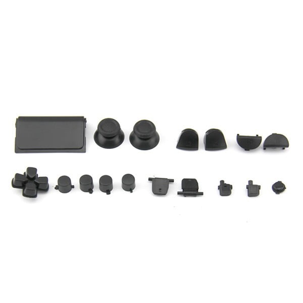 Buttons Plastic Set Mod Kits Black Πλαστικά Κουμπιά Μαύρα - PS4 V1.5 Controller