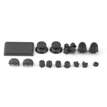 Buttons Plastic Set Mod Kits Black Πλαστικά Κουμπιά Μαύρα - PS4 V2 Controller Buttons Plastic Set Mod Kits Black Πλαστικά Κουμπιά Μαύρα - PS4 V2 Controller