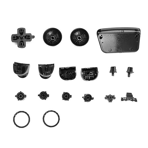 Buttons Plastic Set Mod Kits Black Πλαστικά Κουμπιά Μαύρα - PS5 Controller