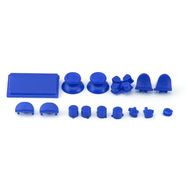 Buttons Plastic Set Mod Kits Blue Πλαστικά Κουμπιά Μπλε - PS4 V2 Controller