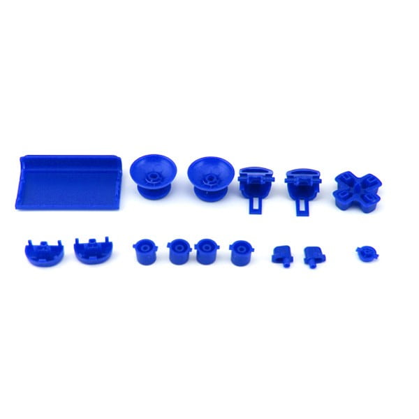 Buttons Plastic Set Mod Kits Blue Πλαστικά Κουμπιά Μπλε - PS4 V2 Controller