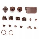 Buttons Plastic Set Mod Kits Brown Πλαστικά Κουμπιά Καφέ - PS5 Controller