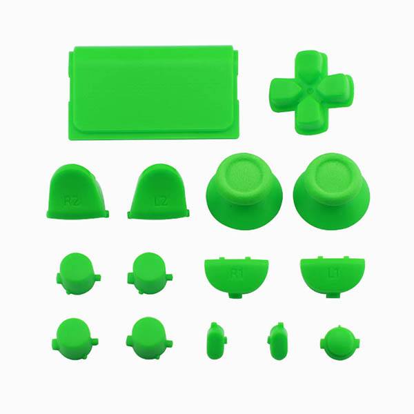 Buttons Plastic Set Mod Kits Green Πλαστικά Κουμπιά Πράσινα - PS4 V1 Controller
