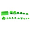 Buttons Plastic Set Mod Kits Green Πλαστικά Κουμπιά Πράσινα - PS4 V1.5 Controller