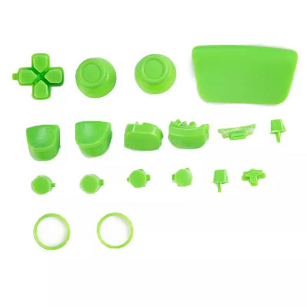 Buttons Plastic Set Mod Kits Green Πλαστικά Κουμπιά Πράσινα - PS5 Controller