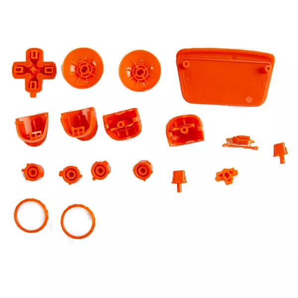 Buttons Plastic Set Mod Kits Orange Πλαστικά Κουμπιά Πορτοκαλί - PS5 Controller