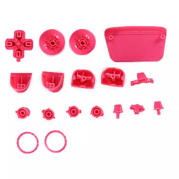 Buttons Plastic Set Mod Kits Pink Πλαστικά Κουμπιά Ροζ - PS5 Controller