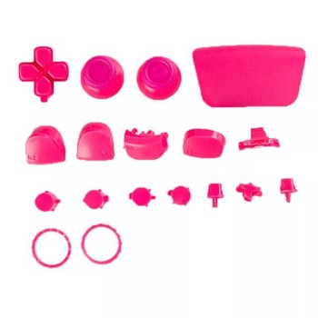 Buttons Plastic Set Mod Kits Pink Πλαστικά Κουμπιά Ροζ - PS5 Controller