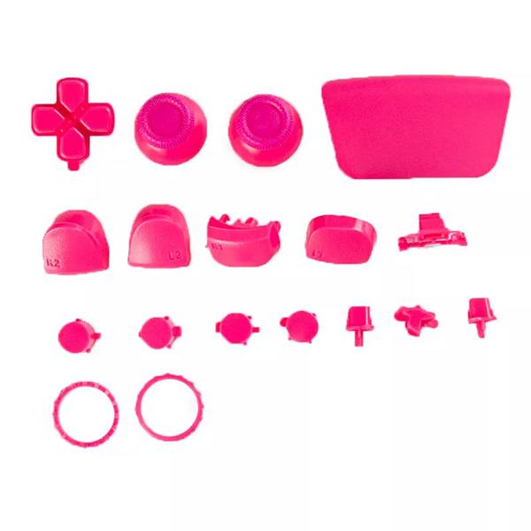 Buttons Plastic Set Mod Kits Pink Πλαστικά Κουμπιά Ροζ - PS5 Controller