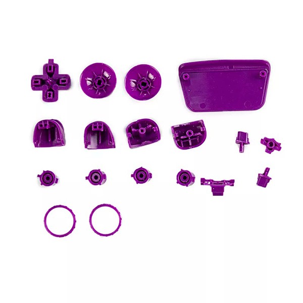 Buttons Plastic Set Mod Kits Purple Πλαστικά Κουμπιά Μωβ - PS5 Controller