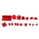 Buttons Plastic Set Mod Kits Red Πλαστικά Κουμπιά Κόκκινα - PS4 V1.5 Controller